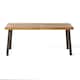 Deville Indoor Acacia Wood and Iron Dining Table by Christopher Knight Home