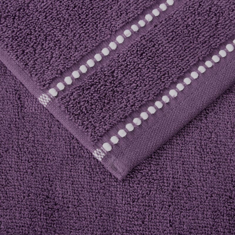 6PC Towel Set - Cotton Bathroom Accessories - Quick Dry Towels by Lavish Home