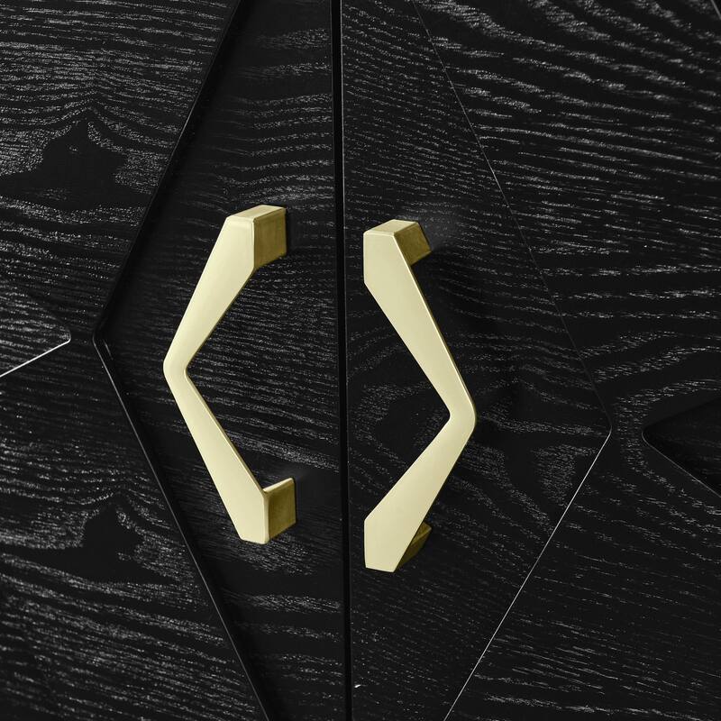 60" Mid Century Modern Sideboard Buffet Cabinet with Storage, TV Media Console, Storage Cabinet