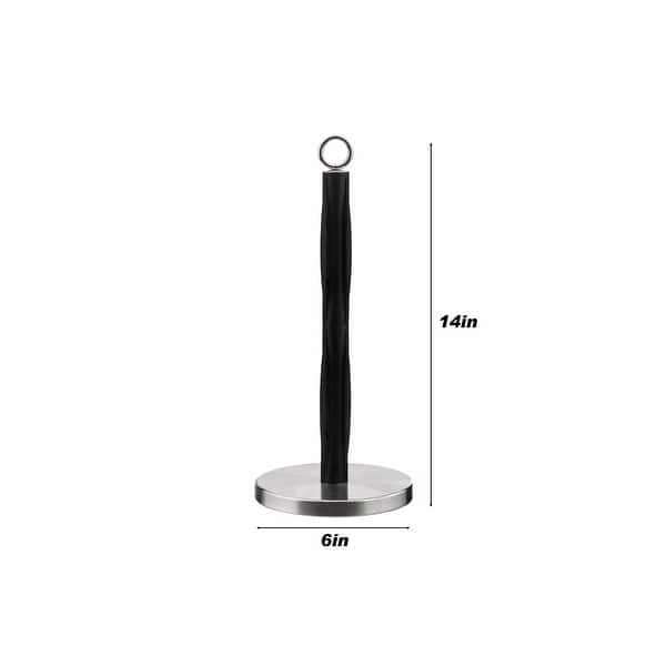 Jiallo Paper Towel Holder with Black Ridges