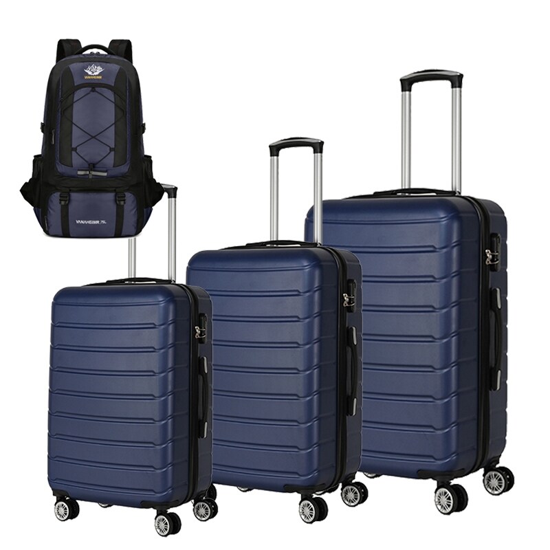 Lightweight Scratch Resistant Piece Hardshell Luggage Set with