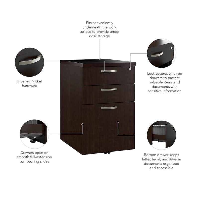 Office in an Hour Mobile File Cabinet by Bush Business Furniture
