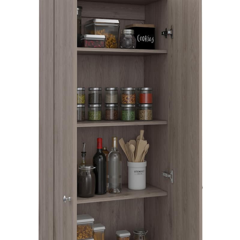 Storage Cabinet Pipestone, Double Door, White Finish,High quality and durable
