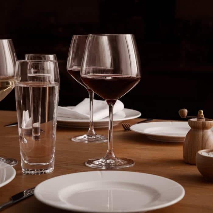 Holmegaard Perfection Burgundy Glass, Clear, 6 pcs. - 20 oz