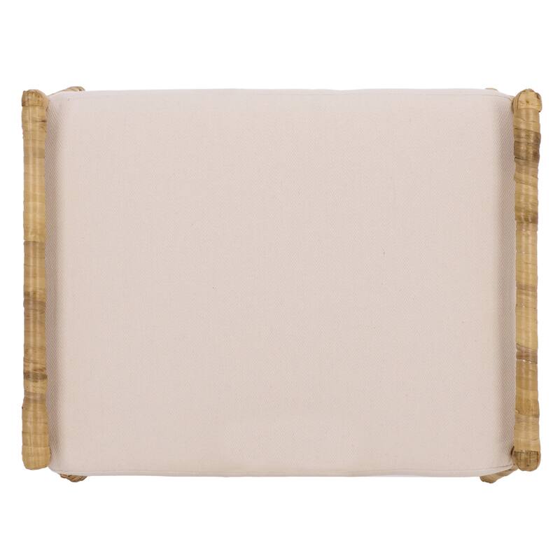 SAFAVIEH Home Iveliz Ottoman with Cushion