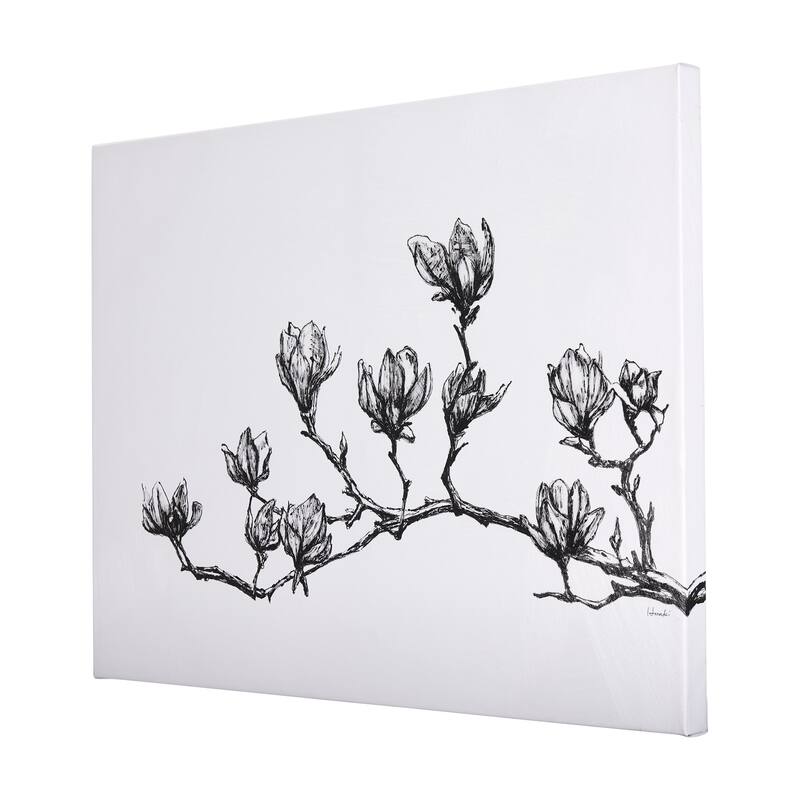 Magnolia II (56 x 42) Canvas Art Print