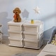 preview thumbnail 15 of 24, 3 Tier Kids Storage Unit, 6 Drawer Chest Toy Organizer Plastic Bins for Kids Bedroom Nursery Kindergarten Living Room