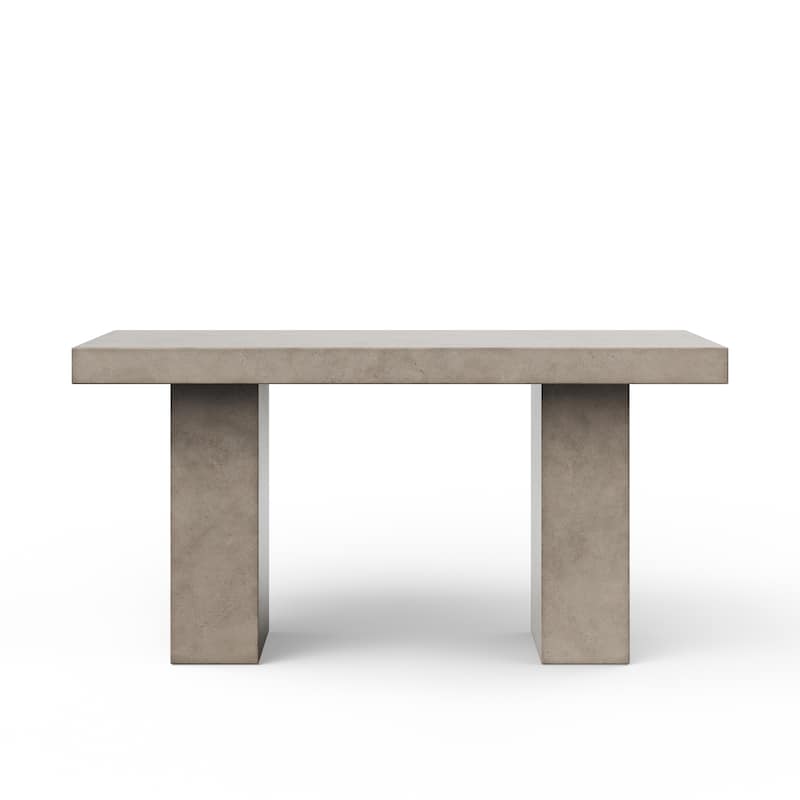 Urbia Elcor Concrete - Dining, Bar, and Counter Table - Counter Height - 71” - Dark Grey