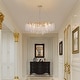 preview thumbnail 17 of 16, 40 in. Gold Modern Crystal Chandelier Tree Branches Rectangular Chandelier Kitchen Island Pendent Light for Dining Room