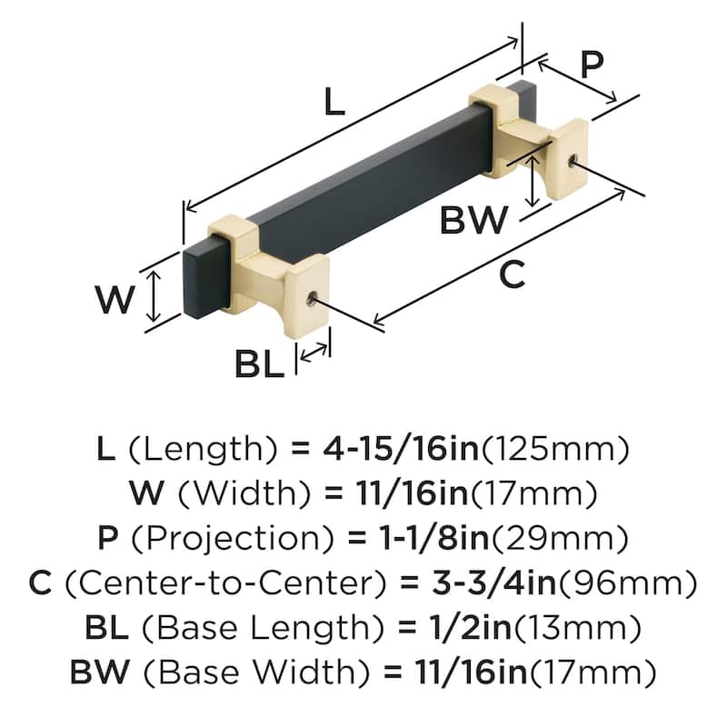 Amerock Overton Cabinet or Furniture Pull