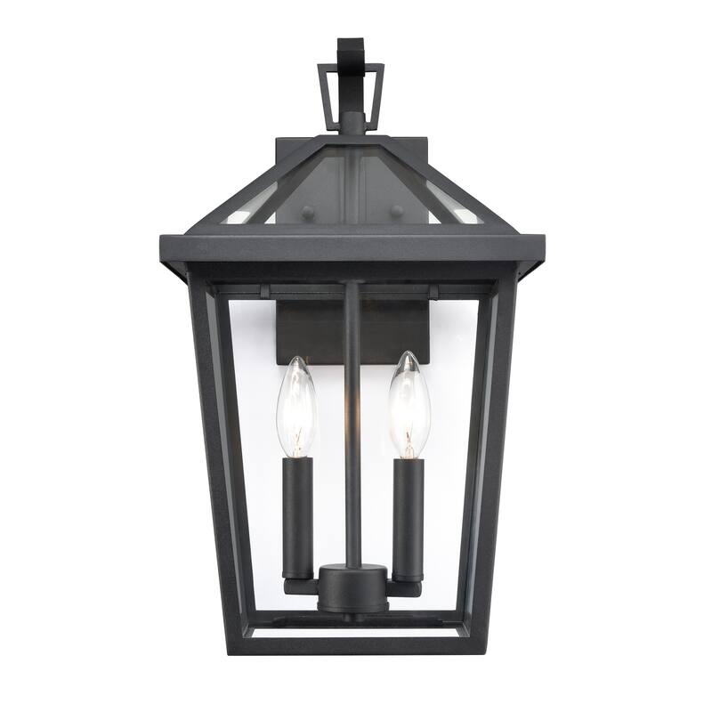 Millennium Lighting Mensun 1 Light Outdoor Wall Sconce in Textured Black
