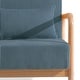 preview thumbnail 37 of 141, 25" W Mid Century Upholstered Wood Accent Chair with Pillow set of 2