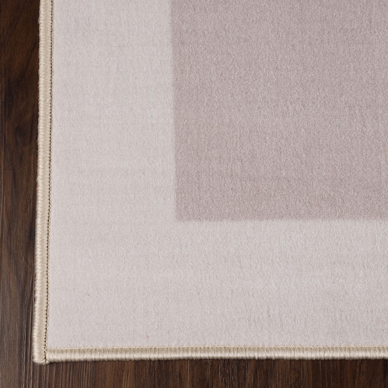 Modern Washable Non-Slip Backing 2 Piece Kitchen Rug Set by Superior