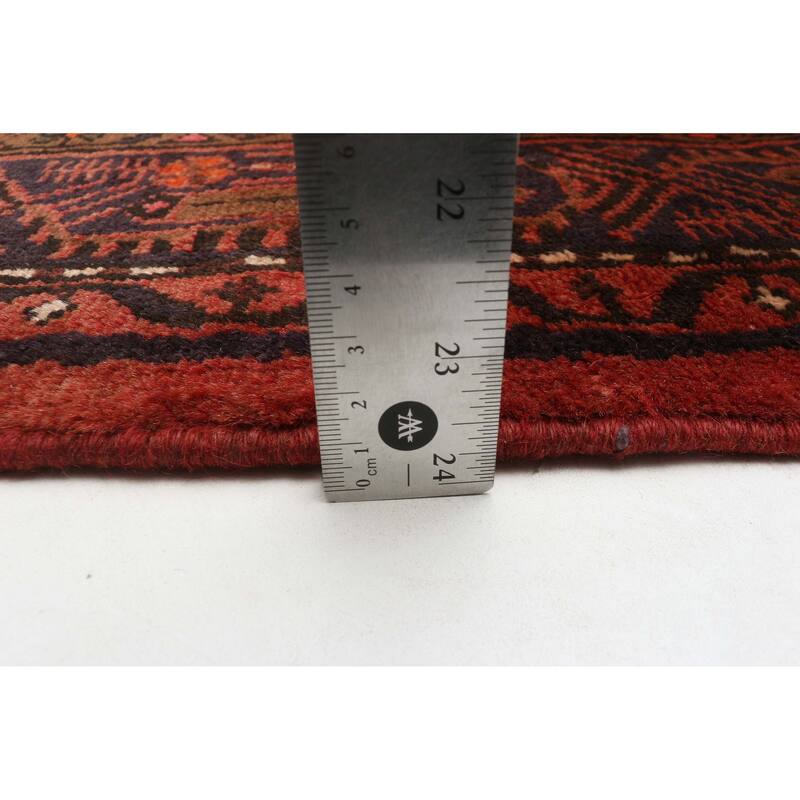 ECARPETGALLERY Hand-knotted Andelz Red Wool Rug - 4'5 x 7'1