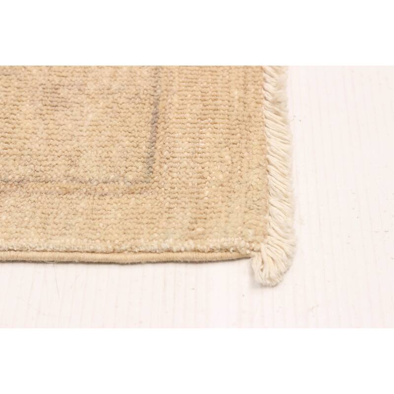 ECARPETGALLERY Hand-knotted Chobi Finest Ivory Wool Rug - 9'0 x 11'10