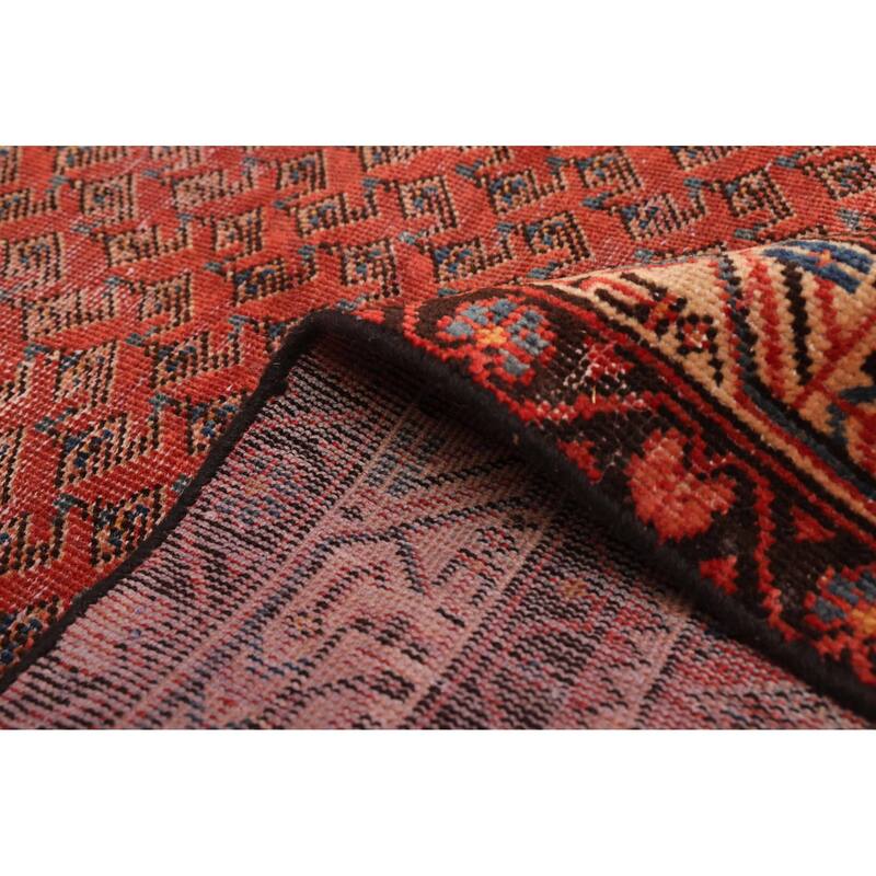 ECARPETGALLERY Hand-knotted Andelz Red Wool Rug - 3'10 x 6'4