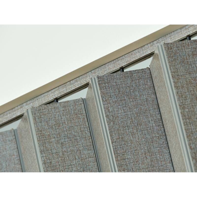 Spectrum Elite Grey Linen PVC 48-inch Folding Door