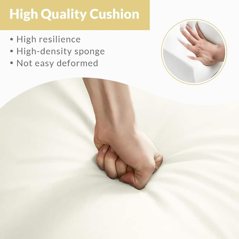 Upholstered Armless Chair Kitchen Chair Set of 2 Dining Chair Side Chair Office Chair with Metal Legs