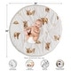 preview thumbnail 4 of 3, Sweet Jojo Designs Boho Highland Cow Boy, Girl, Gender Neutral Baby Tummy Time Playmat -Farm Animal, Watercolor Modern Farmhouse