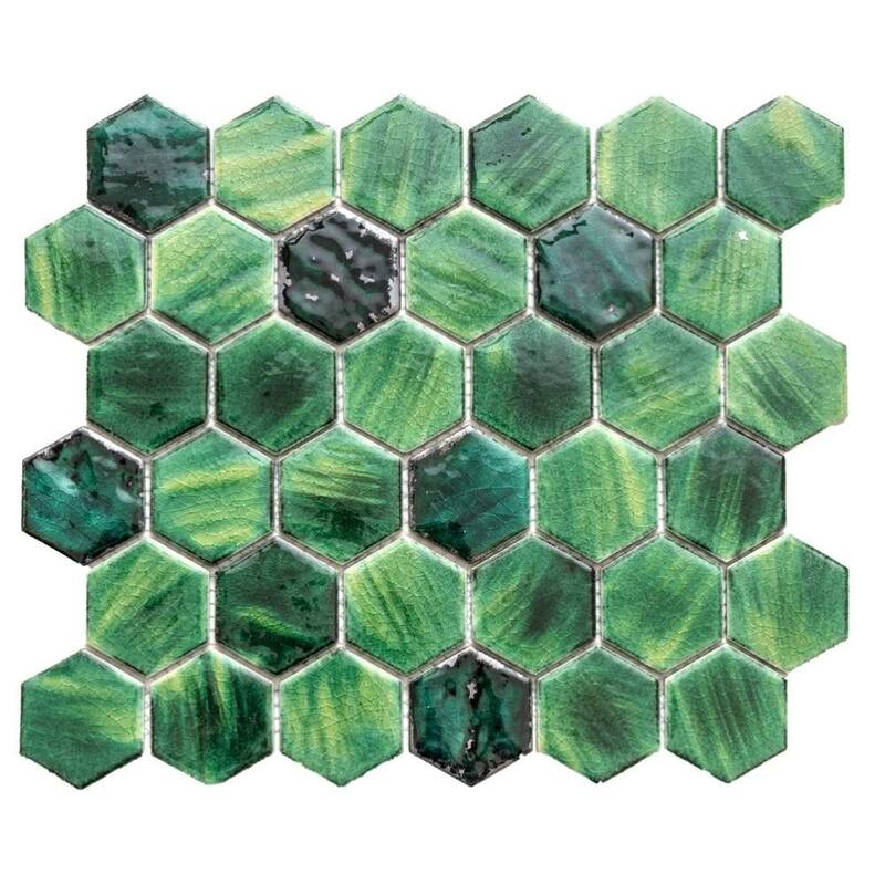 The Tile Life Agate 2x2 Porcelain Backsplash Wall Tile