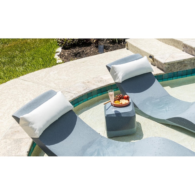Aqua Outdoors Chaise Lounger Headrest Pillow