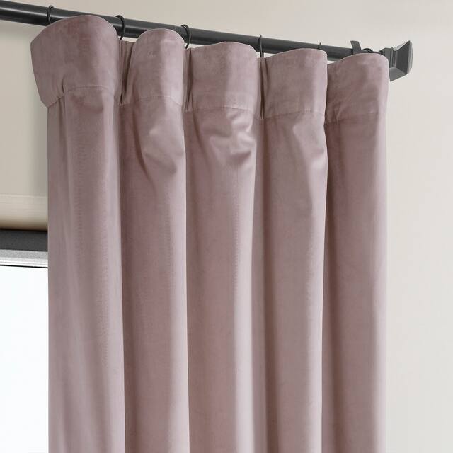 Exclusive Fabrics Heritage Plush Velvet Curtain (1 Panel)