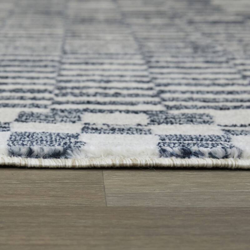 Frazer Contemporary Checkered Area Rug
