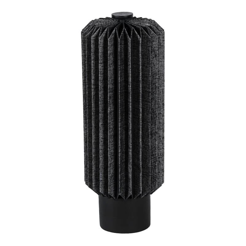 Banks Modern Minimalist Paper Pleated Column Accent LED Table Lamp