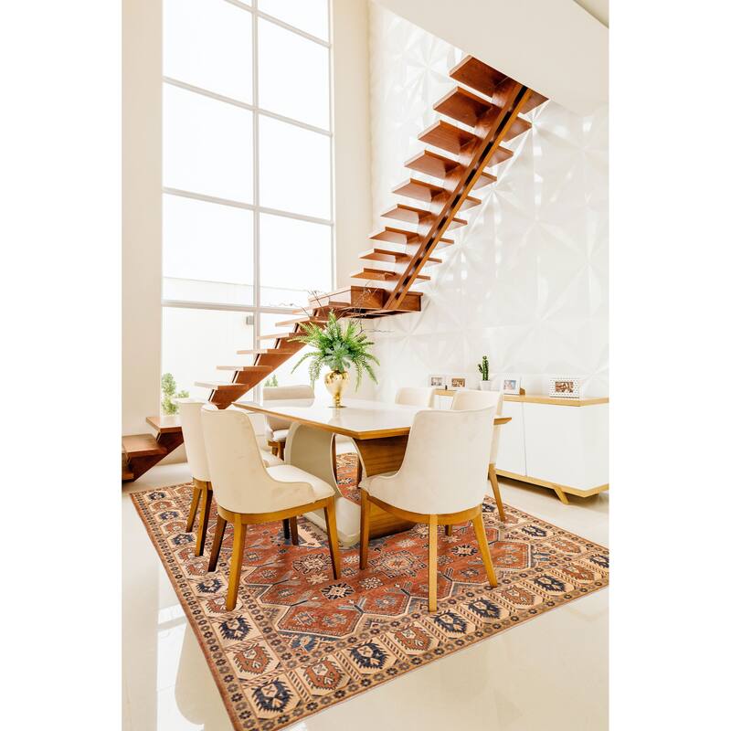 ECARPETGALLERY Hand-knotted Finest Ghazni Copper Wool Rug - 8'4 x 11'3