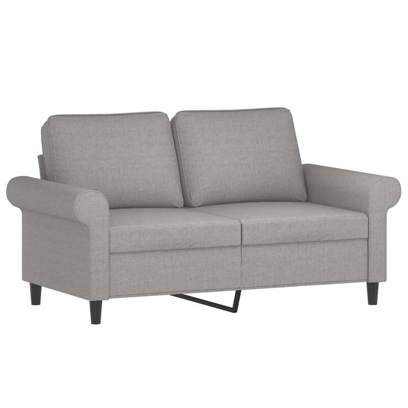 vidaXL Sectional Sofa Couch with Pillows and Cushions for Living Room Fabric