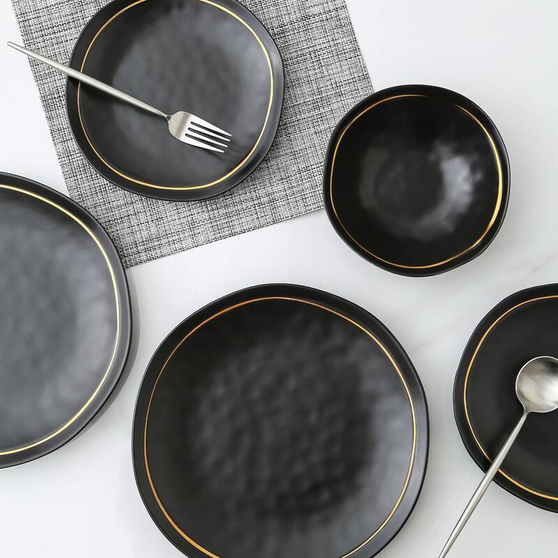 Stone Lain Clara Porcelain Dinnerware Set - 10.83 x 10.83