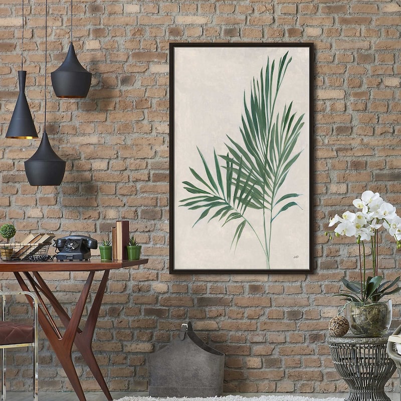 "Palm Botanical IV" Print on Floating Canvas