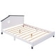 preview thumbnail 6 of 6, Full Size Bed Frame with House Shape Headboard, Platform Bed Full, Modern Wood Double Bed Frames for Kids Boys Girls Teens,White