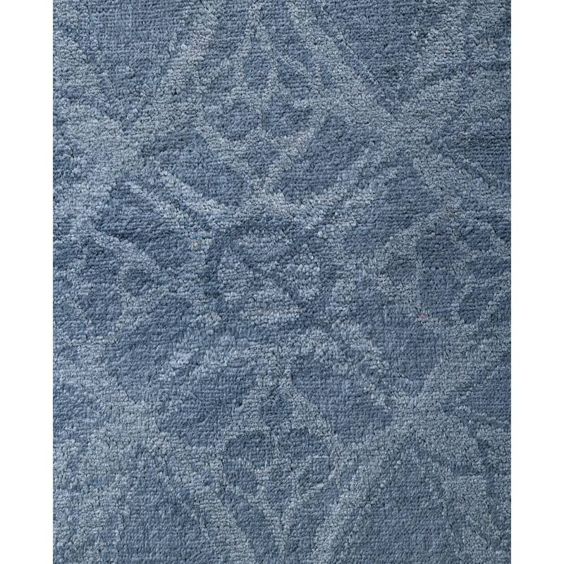 Overdyed One-of-a-Kind Hand-Knotted Area Rug - Gray - 4' 3" x 12' 0"