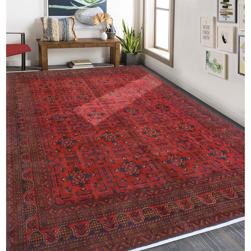 Khal Mohammadi Ladan Red/Navy Rug - 8'3" x 11'3"