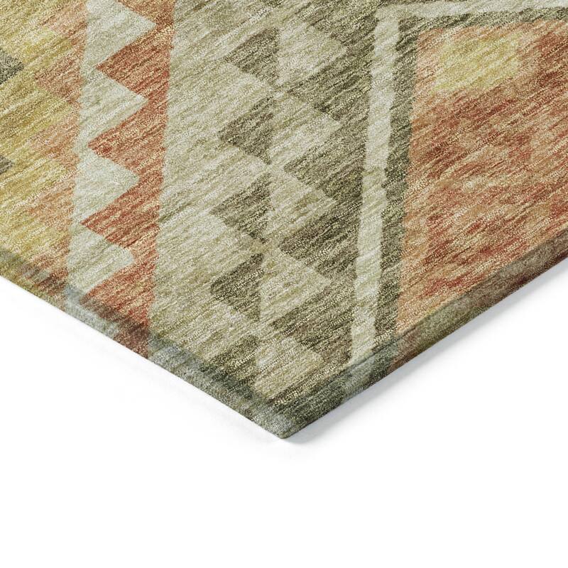 HomeRoots Southwestern Transitional Rectangle Outdoor Rug