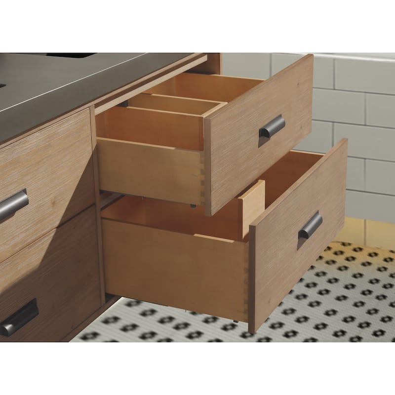 Ari Bath Kane 55" Bathroom Vanity Weathered Fir