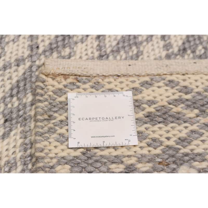 Nevada Grey Kilim 5'0" x 8'1" - 5'0 x 8'1