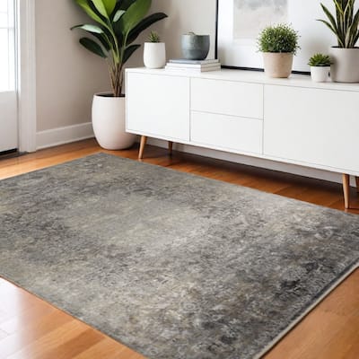 HomeRoots Oriental Bohemian Rectangle Area Rug - 63 in. x 48 in. x 0.22 in.