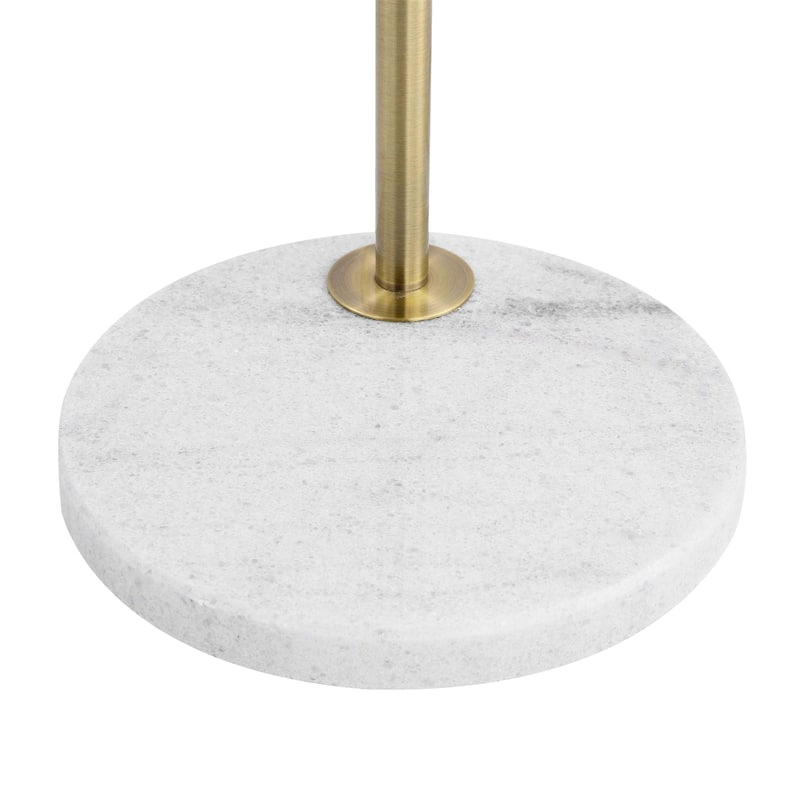 GetLedel 72-inch Modern Arch Floor Lamp with White Marble Base