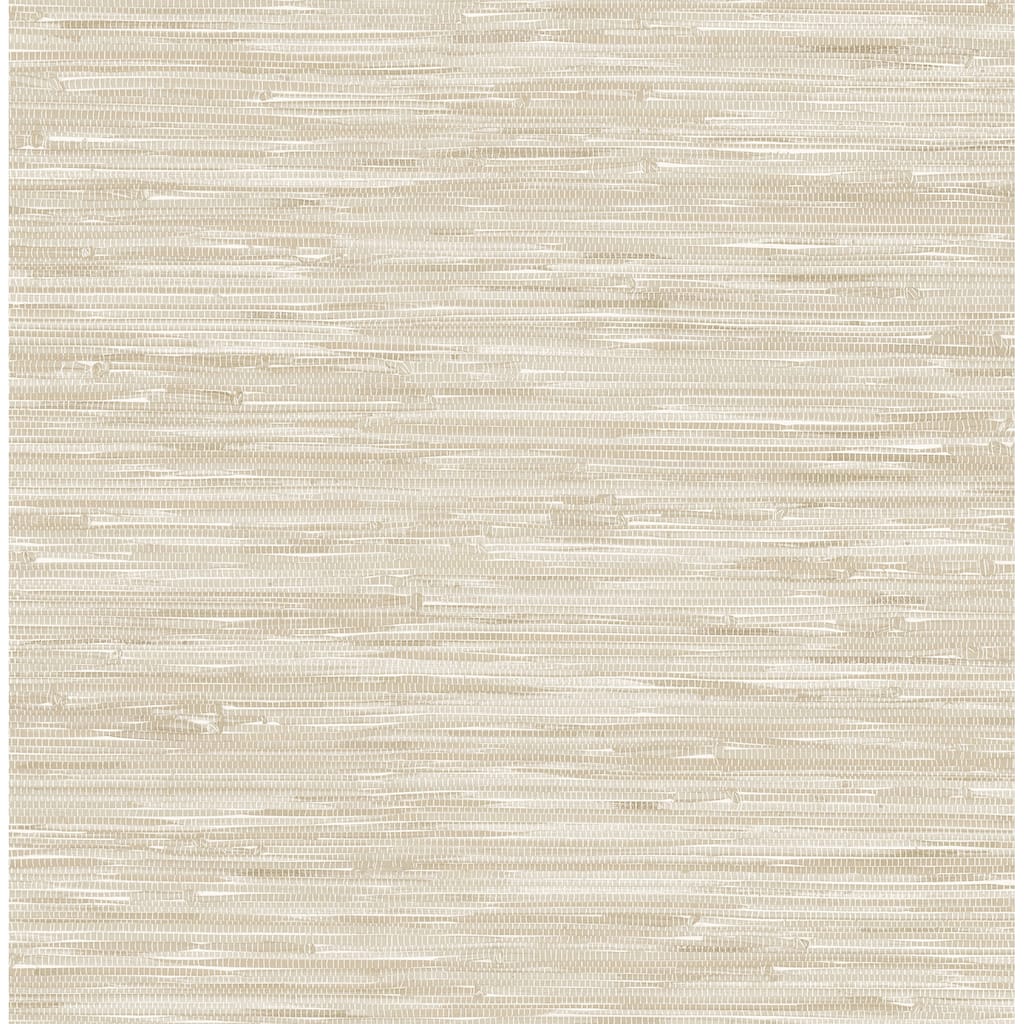 A-Street Prints Exhale Dove Woven Faux Grasscloth Wallpaper