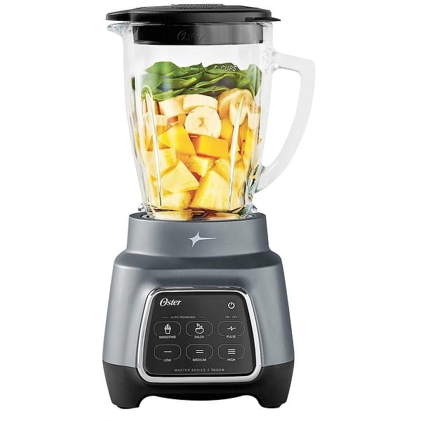 Touch Screen 6 Speed 6 Cup 800 Watt Blender in Matte Silver
