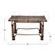 preview thumbnail 9 of 7, Hand-Woven Rattan Side Table or Bench