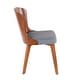preview thumbnail 33 of 34, Carson Carrington Valsbo Walnut/Faux Leather Chair