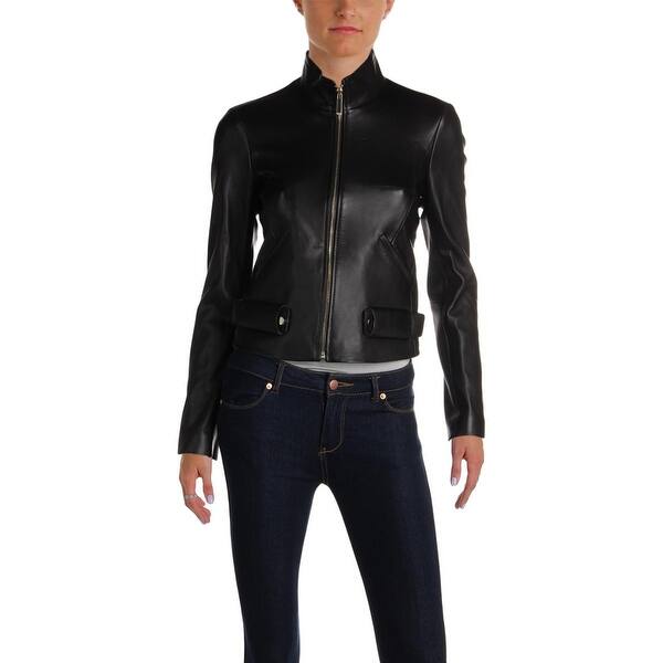 Shop Boss Hugo Boss Womens Bomber Jacket Fall Lambskin Leather