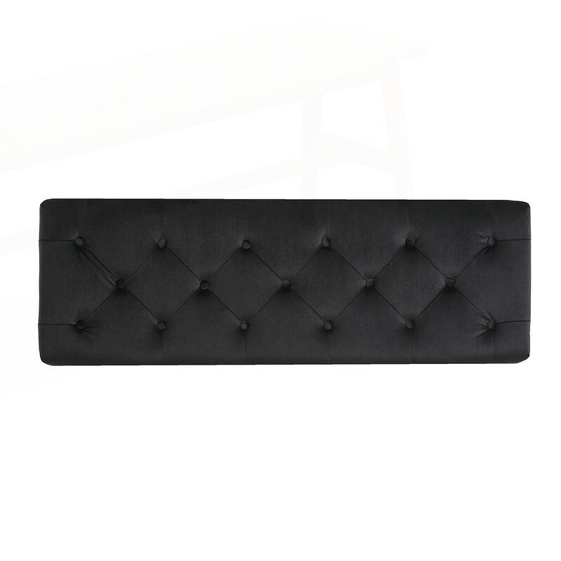 Sophisticated Upholstered Button Tufted Bench for Stylish Interiors