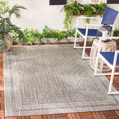 SAFAVIEH Courtyard Servane Indoor/ Outdoor Waterproof Patio Backyard Rug
