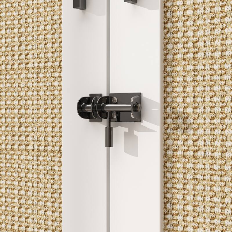 Cat Litter Box Enclosure 2-Door Storage Cabinet Bathroom Cabinet