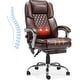 preview thumbnail 38 of 75, EROMMY Heated Massage Reclining Office Chair, 300 Lbs Capacity Brown