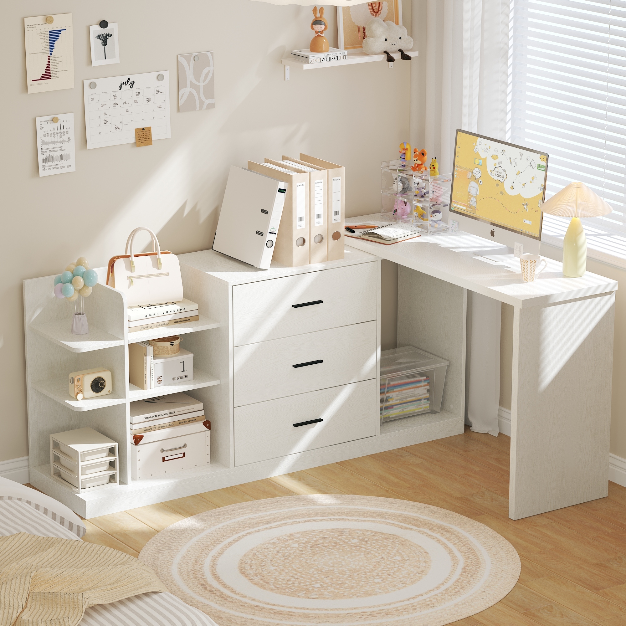 White desk for girls bedroom outlet